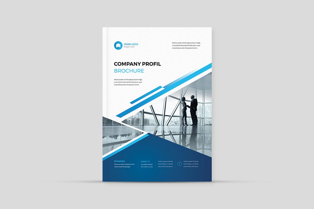 Company Profile Corporate Brochure Design Template