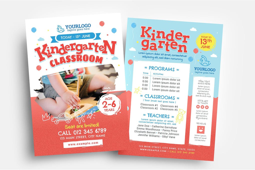 kindergarten Brochure design 