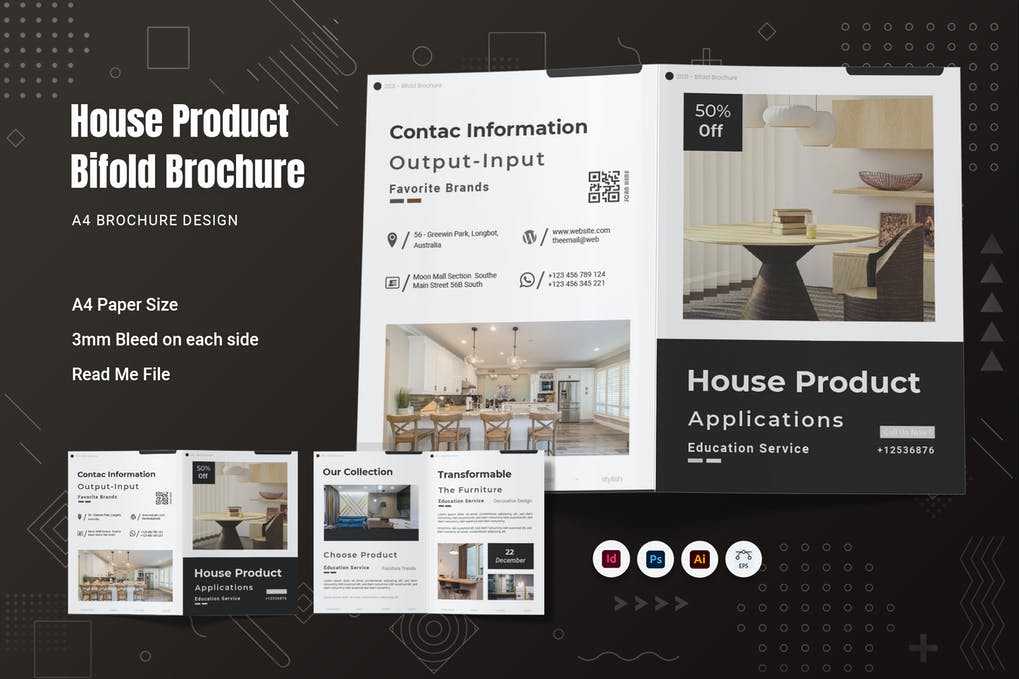 House Product Bifold Brochure