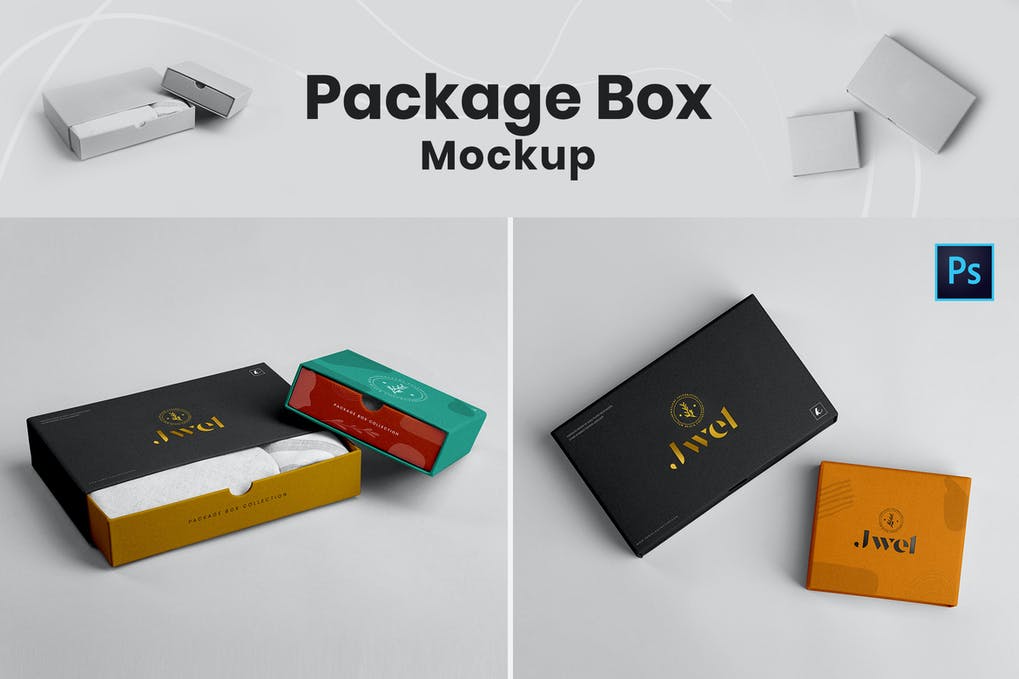 Package Box Mockup