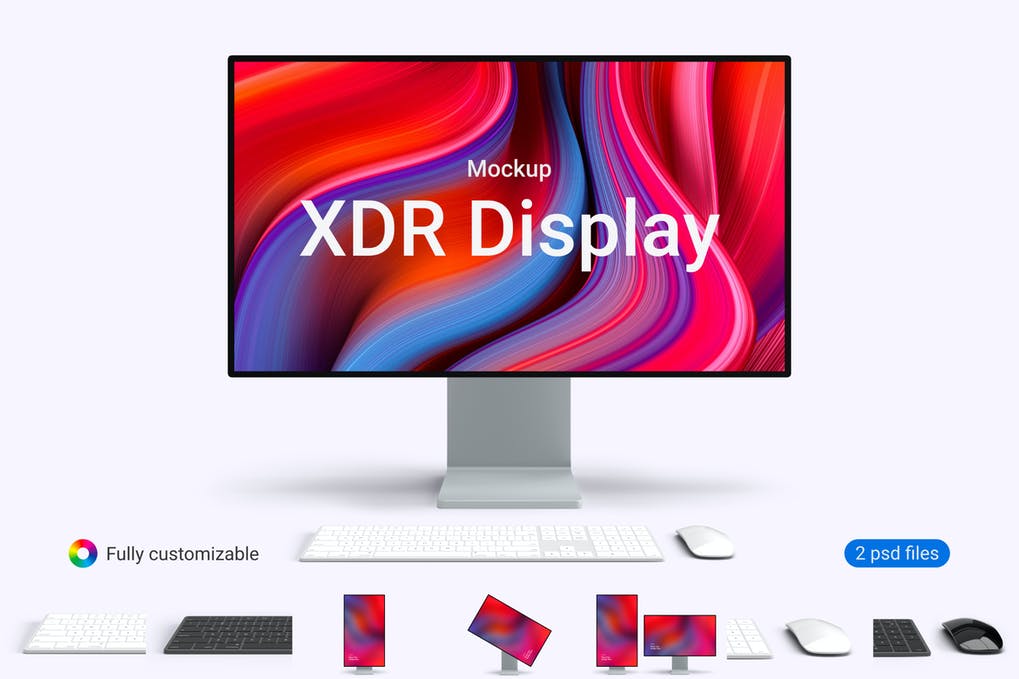 Apple Pro XDR Display Mockup