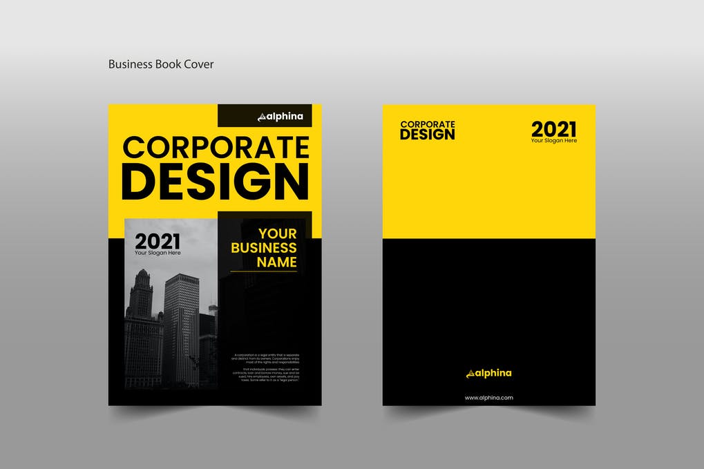 Yellow Business Book Cover