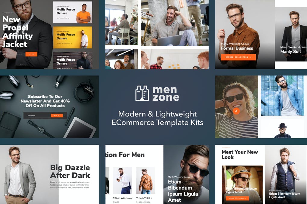 Menzone - Modern eCommerce Template Kit