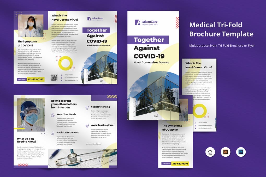 Medical Trifold NonProfit Brochure