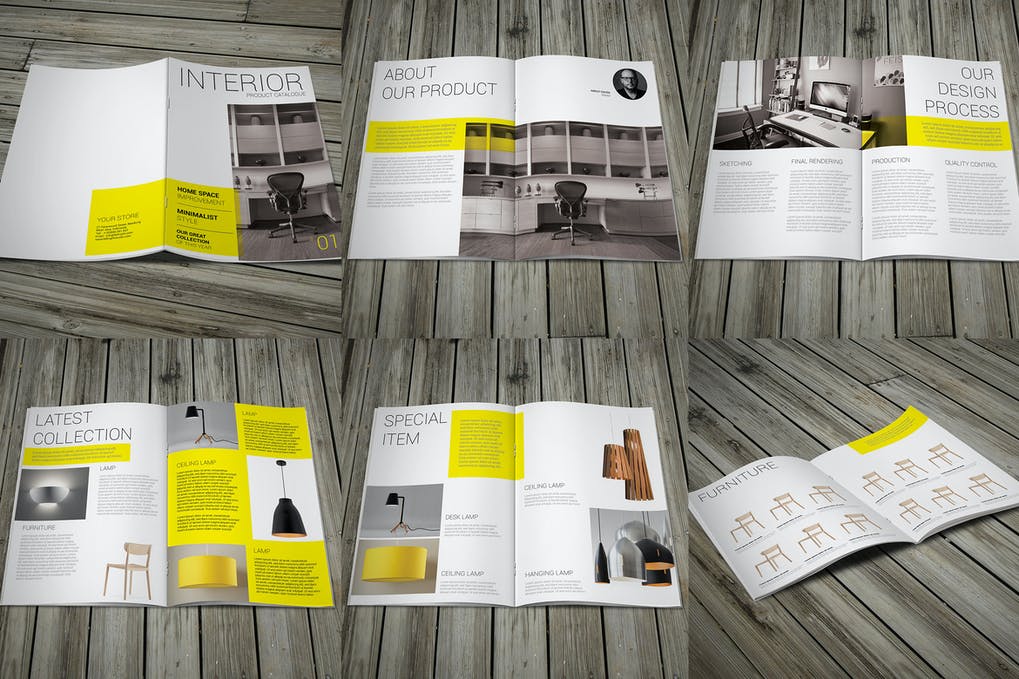Interior Design- product Design Brochure