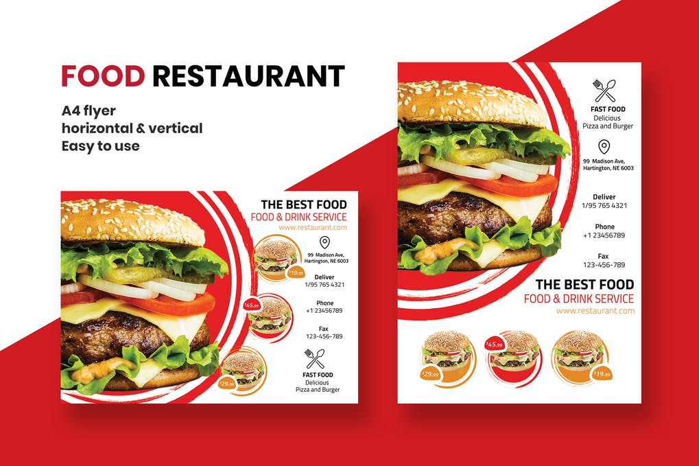 fast food Restaurant Brochure 