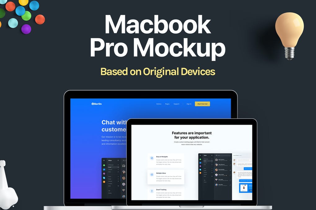 Apple Macbook Pro Mockup